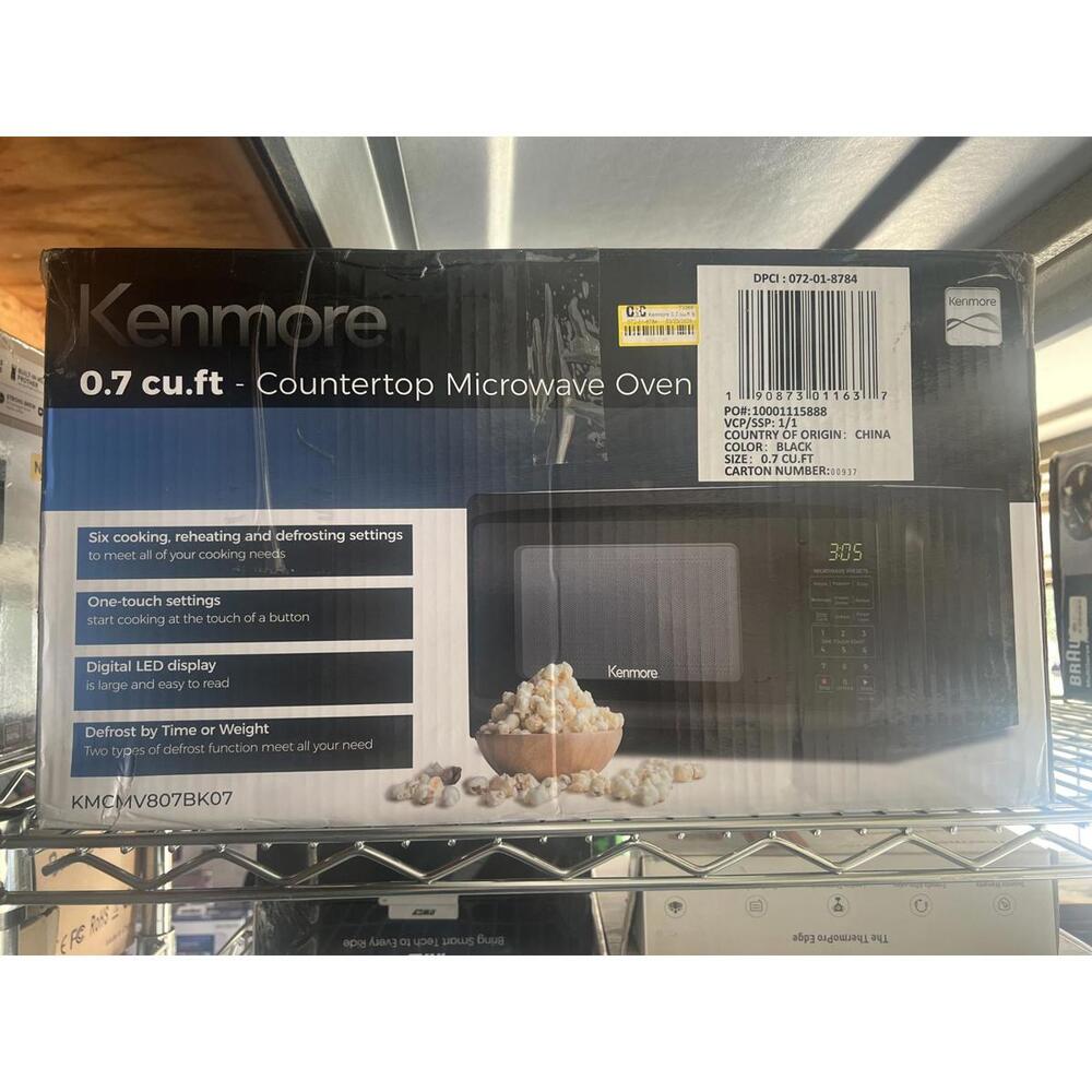 Kenmore 0.7 cu.ft Countertop Microwave Oven